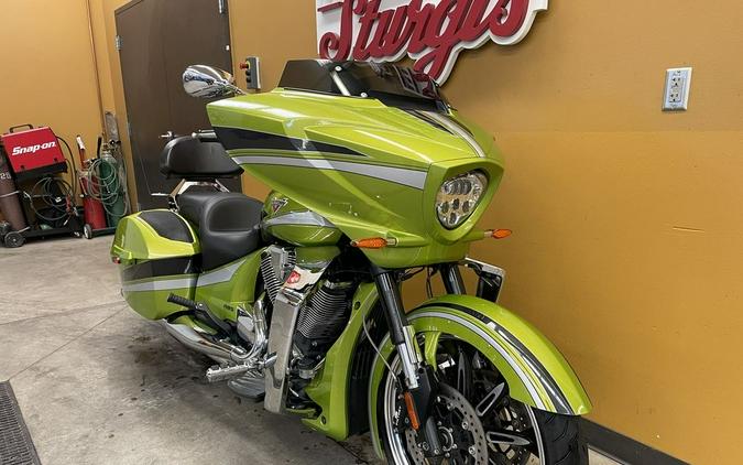 2015 Victory Motorcycles® Magnum™ Plasma Lime with Silver
