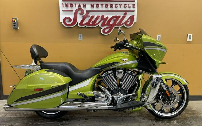 2015 Victory Motorcycles® Magnum™ Plasma Lime with Silver