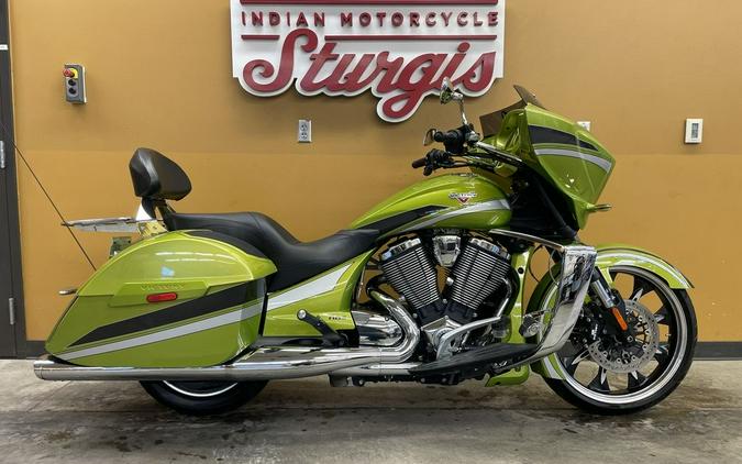 2015 Victory Motorcycles® Magnum™ Plasma Lime with Silver