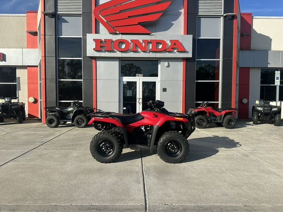 2024 Honda Fourtrax Rubicon 4X4 Automatic Avenger Red