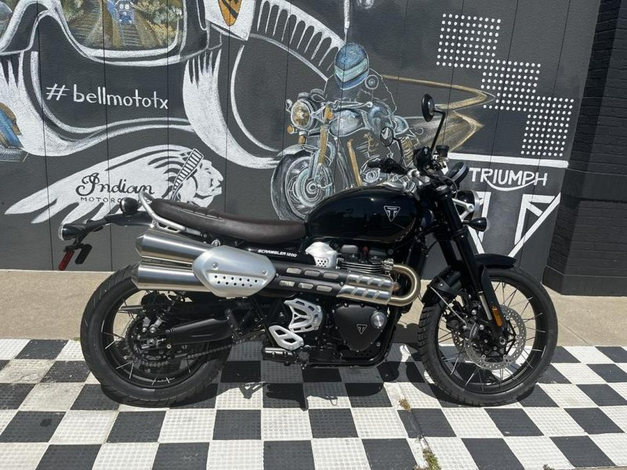 2024 Triumph Scrambler 1200 X Sapphire Black