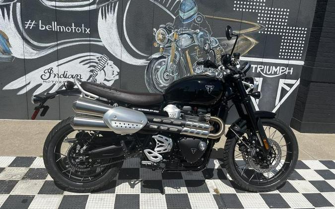 2024 Triumph Scrambler 1200 X Sapphire Black