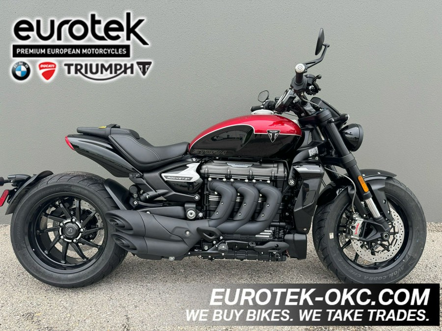 2024 Triumph Rocket 3 Storm R Carnival Red/Sapphire Black