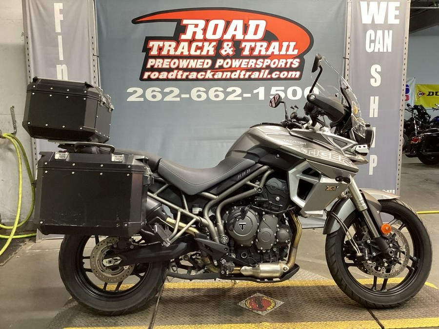 2018 Triumph Tiger 800 XRT Silver Ice