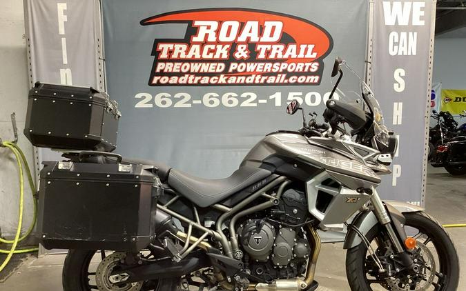 2018 Triumph Tiger 800 XRT Silver Ice