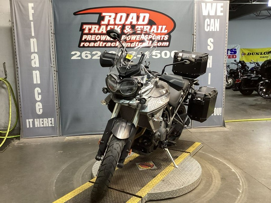 2018 Triumph Tiger 800 XRT Silver Ice