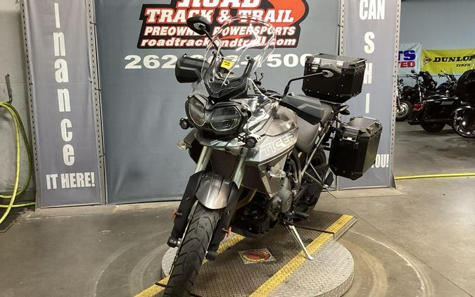 2018 Triumph Tiger 800 XRT Silver Ice