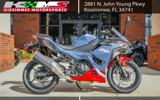 2026 Kawasaki Ninja 500 ABS Metallic Matte Twilight Blue