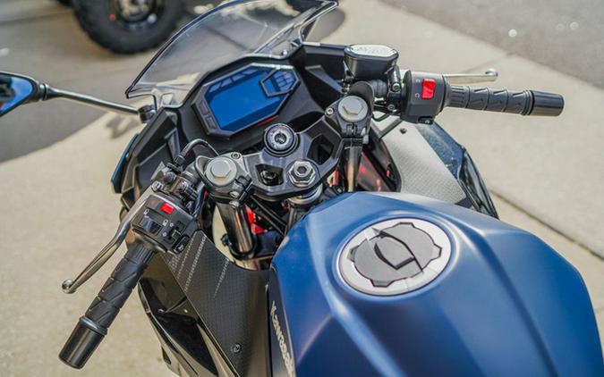 2026 Kawasaki Ninja 500 ABS Metallic Matte Twilight Blue