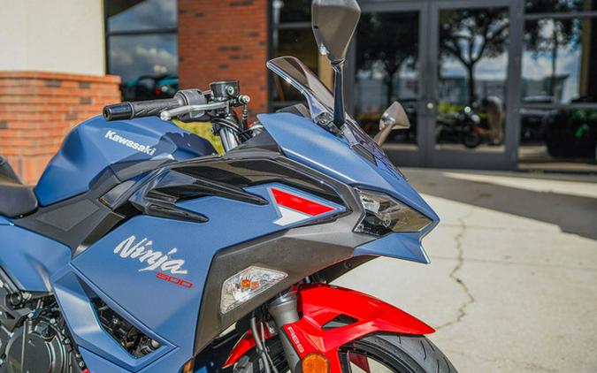 2026 Kawasaki Ninja 500 ABS Metallic Matte Twilight Blue