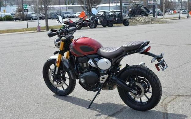 2024 Triumph Scrambler 400 X Carnival Red / Phantom Black