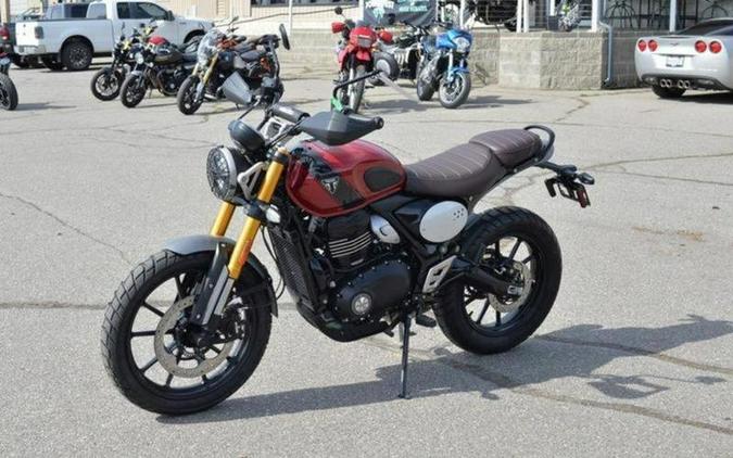 2024 Triumph Scrambler 400 X Carnival Red / Phantom Black