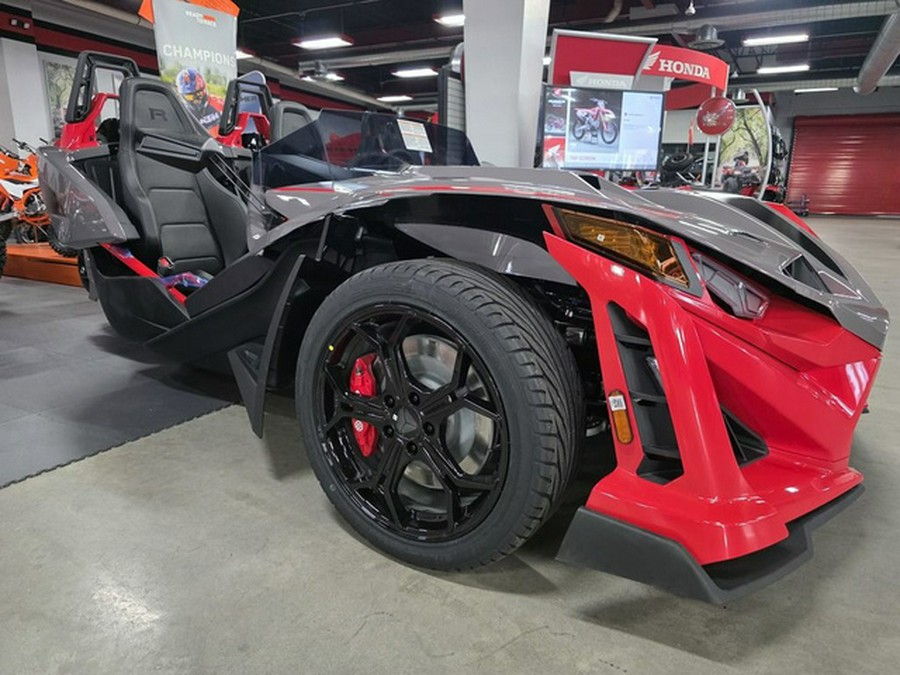2026 Polaris Slingshot R Autodrive Radiant Gray With Indy Red Pearl
