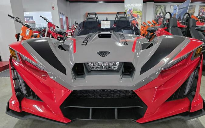 2026 Polaris Slingshot R Autodrive Radiant Gray With Indy Red Pearl