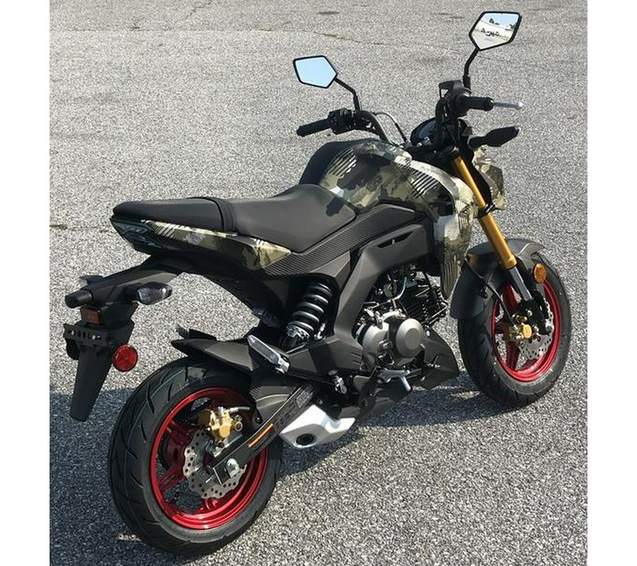 2025 Kawasaki Z125 PRO Cypher Camo Beige
