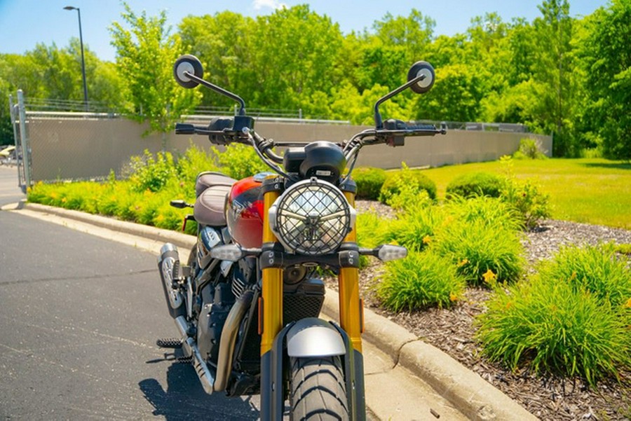 2024 Triumph Scrambler 400 X Carnival Red / Phantom Black XE