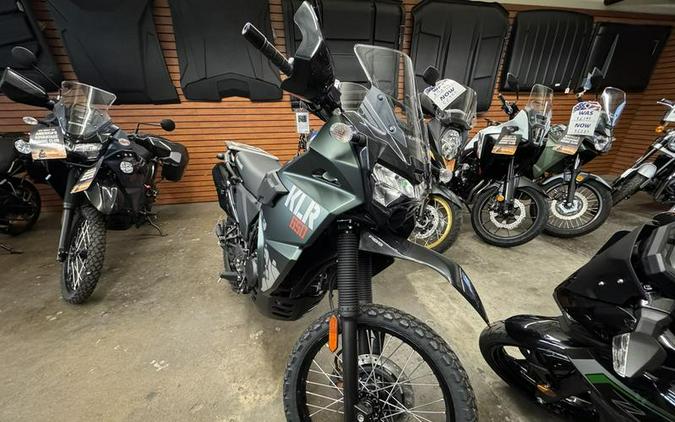 2025 Kawasaki KLR®650 S Metallic Matte Old School Green