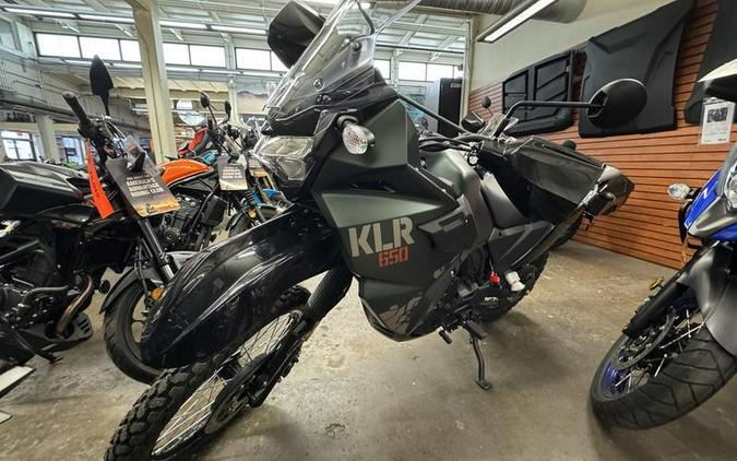 2025 Kawasaki KLR®650 S Metallic Matte Old School Green