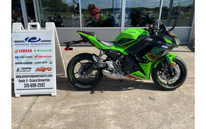 2024 Kawasaki Ninja 650 KRT Edition ABS Lime Green/Ebony