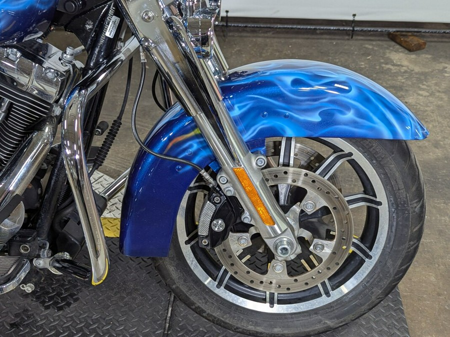 2014 Harley-Davidson Road King Custom Blue Flames