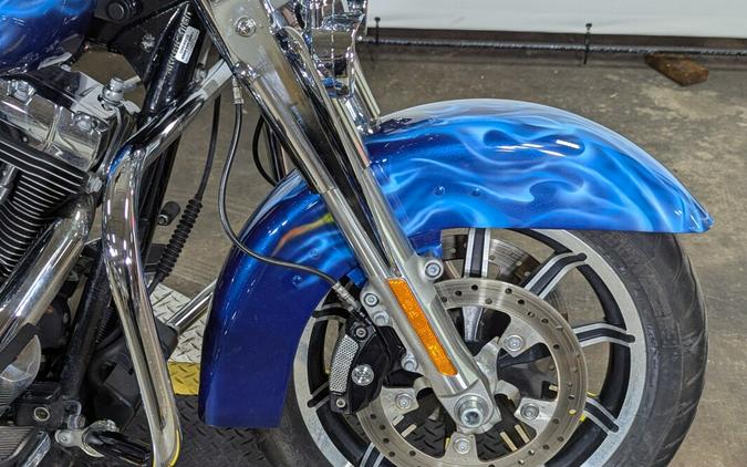 2014 Harley-Davidson Road King Custom Blue Flames