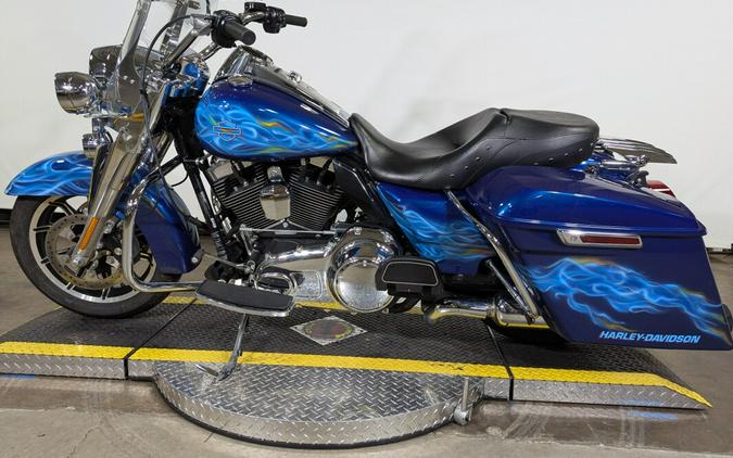 2014 Harley-Davidson Road King Custom Blue Flames