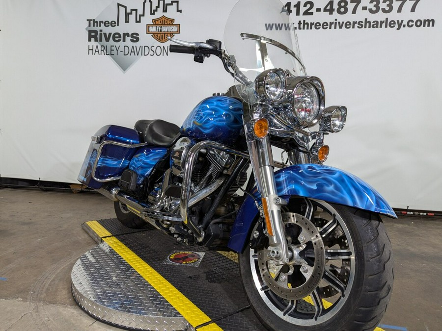 2014 Harley-Davidson Road King Custom Blue Flames