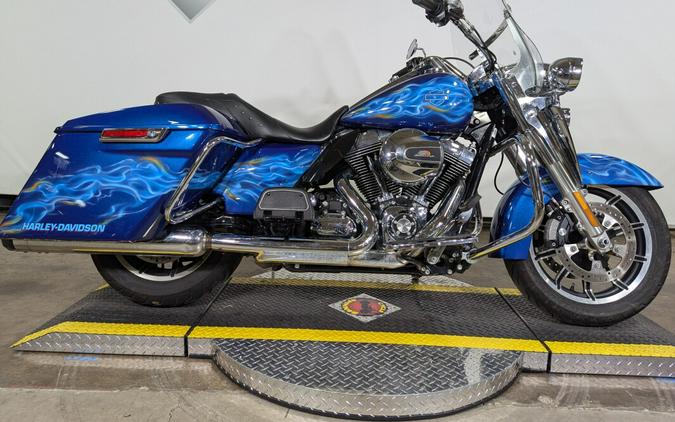 2014 Harley-Davidson Road King Custom Blue Flames