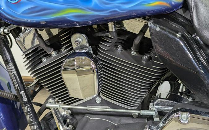 2014 Harley-Davidson Road King Custom Blue Flames