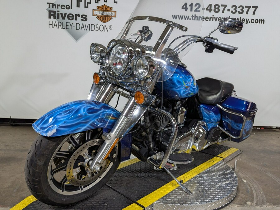 2014 Harley-Davidson Road King Custom Blue Flames