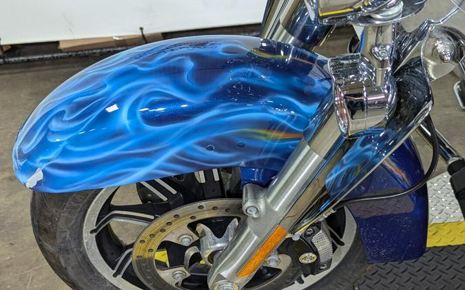 2014 Harley-Davidson Road King Custom Blue Flames