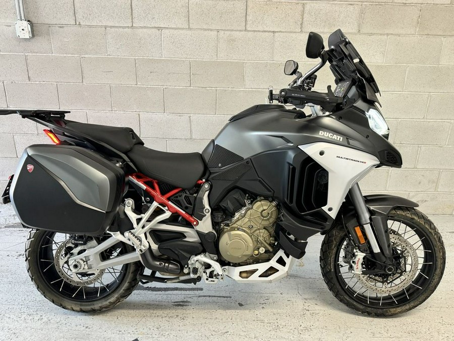 2021 Ducati Multistrada V4S Aviator Grey / Spoked Wheels