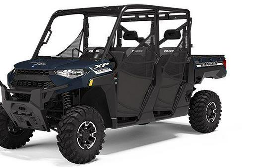 Used 2020 POLARIS RANGER CREW XP 1000 PREMIUM STEEL BLUE