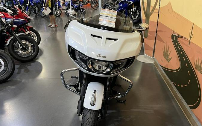 2025 Indian Motorcycle® Challenger® Limited 112 Ghost White Metallic with Black Metallic