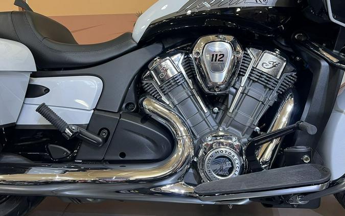 2025 Indian Motorcycle® Challenger® Limited 112 Ghost White Metallic with Black Metallic