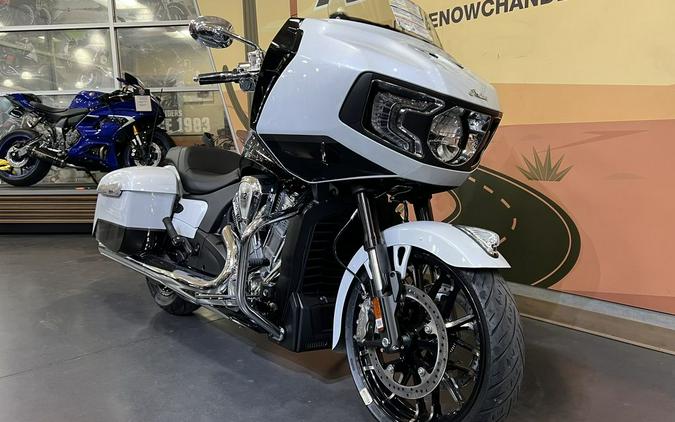 2025 Indian Motorcycle® Challenger® Limited 112 Ghost White Metallic with Black Metallic