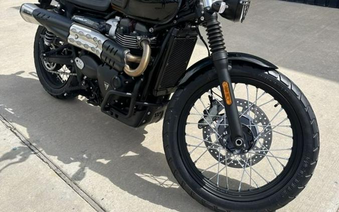 2024 Triumph Scrambler 900 Cosmic Yellow/Graphite
