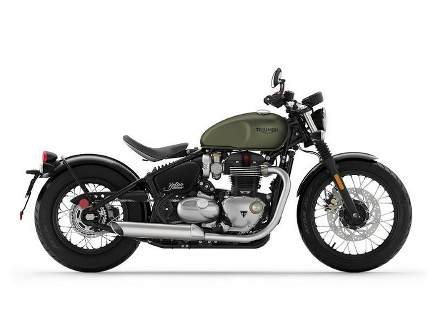 2020 Triumph Bonneville Bobber Matte Khaki Green/Jet Black