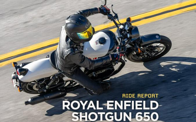 First Ride: The 2024 Royal Enfield Shotgun 650 middleweight cruiser