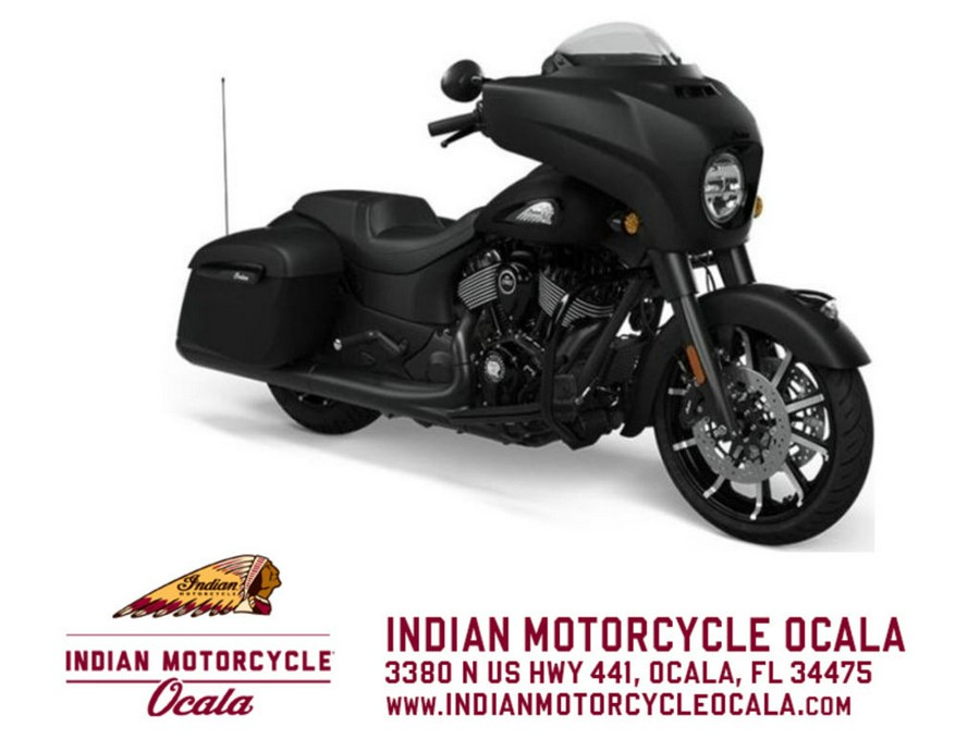 2021 Indian Motorcycle® Chieftain® Dark Horse® Thunder Black Smoke