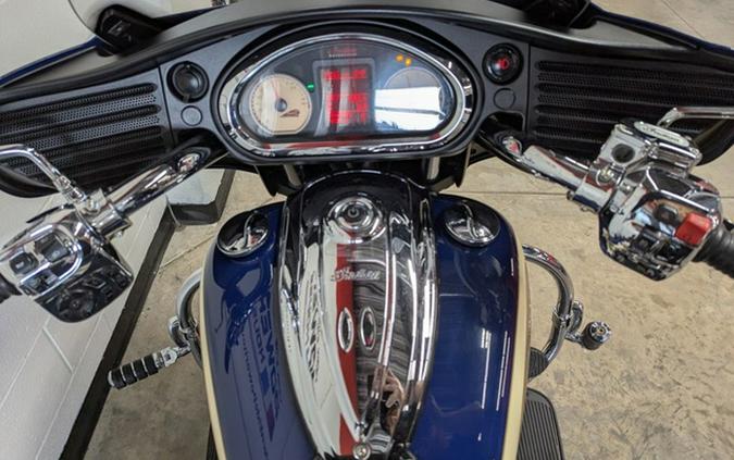 2015 Indian Chieftain Springfield BlueIvory Cream