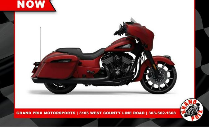 2024 Indian Motorcycle® Chieftain® Dark Horse® w/Powerband Audio Pkg Sunset Red Smoke