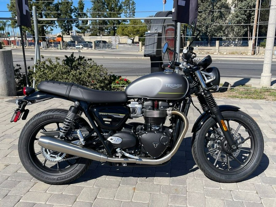 2023 Triumph Speed Twin 900 Matte Silver Ice