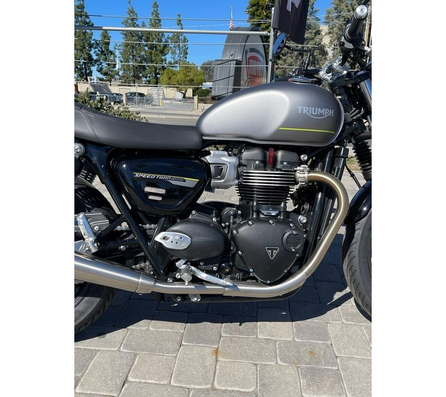 2023 Triumph Speed Twin 900 Matte Silver Ice