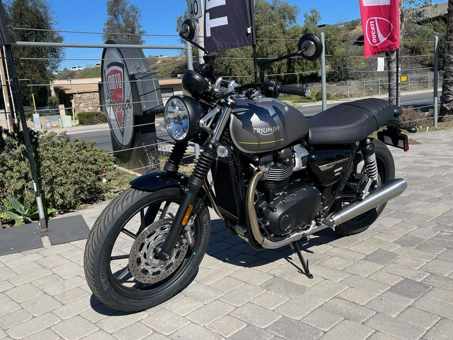 2023 Triumph Speed Twin 900 Matte Silver Ice