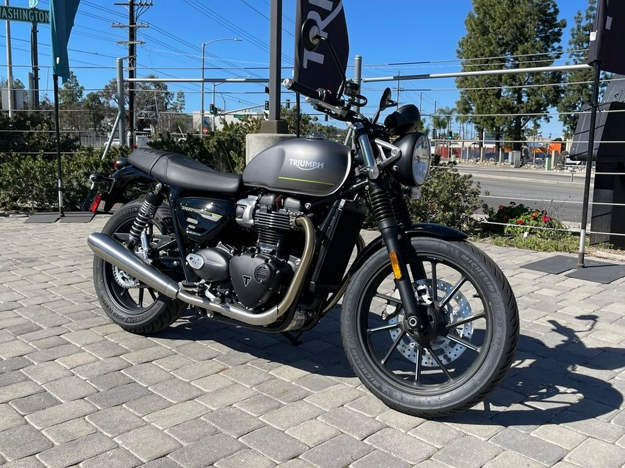 2023 Triumph Speed Twin 900 Matte Silver Ice