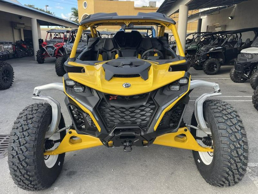 2024 Can-Am® Maverick R X RS with Smart-Shox Carbon Black & Neo Yellow