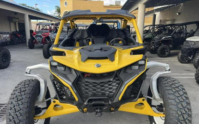 2024 Can-Am® Maverick R X RS with Smart-Shox Carbon Black & Neo Yellow