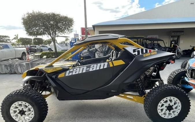 2024 Can-Am® Maverick R X RS with Smart-Shox Carbon Black & Neo Yellow