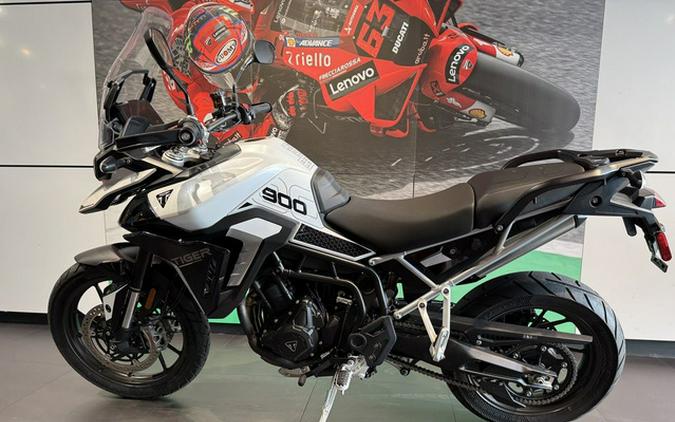 2024 Triumph Tiger 900 GT Snowdonia White Sapphire Black
